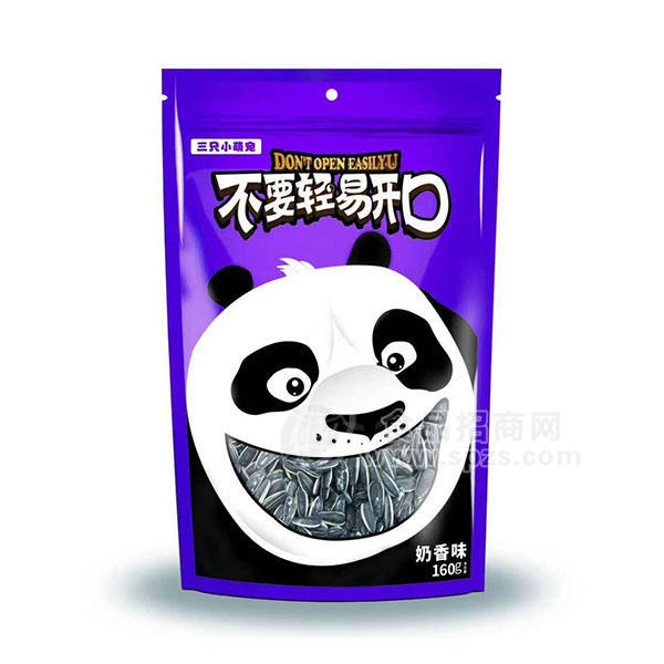 三只小萌宠奶香味瓜子160g