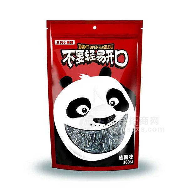 三只小萌寵焦糖味瓜子160g