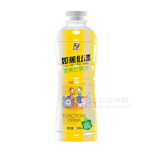 功夫印象香蕉芒果汁500ml