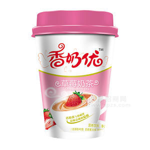 香奶优草莓奶茶 固体饮料80克