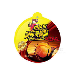 嬌嬌果阿膠黃桃脯 休閑食品50g