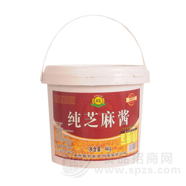 ·丰彩纯芝麻酱调味品4kg 