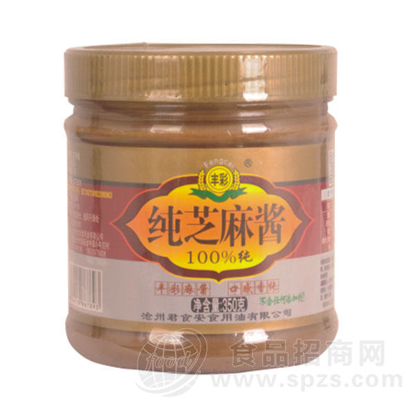 ·丰彩纯芝麻酱调味品350g 