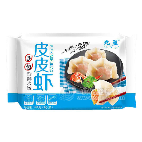 九盈御品真味 皮皮蝦水餃480g