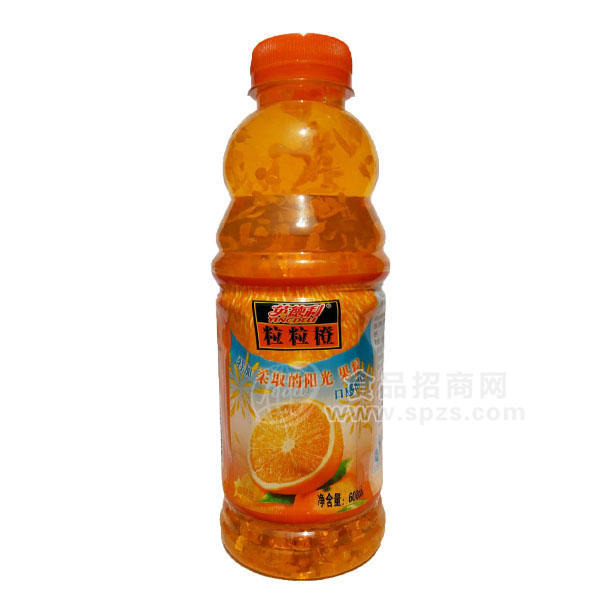 ·英德利粒粒橙果粒橙饮料600ml 