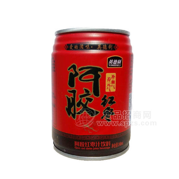 ·英德利阿胶红枣汁饮料240ml 