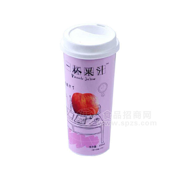 ·一杯果汁 苹果饮料果汁饮料鲜榨果汁300ml 