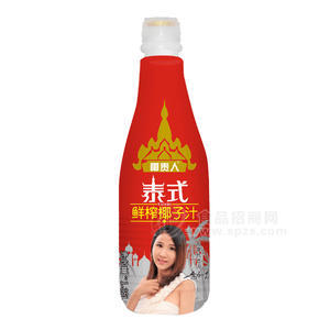 椰贵人 泰式椰子汁 植物蛋白饮料 1.25L