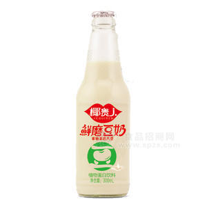 椰貴人 鮮磨豆奶 植物蛋白飲料300mL