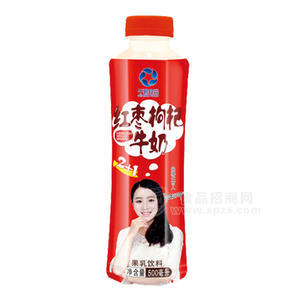 紅棗枸杞 牛奶 果乳飲料 500mL