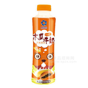 木瓜牛奶 果乳飲料 500mL