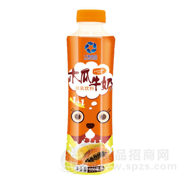 木瓜牛奶 果乳饮料 500mL