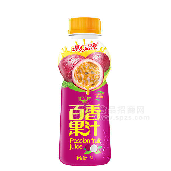 ·果C菇凉百香果汁饮料1.5L 
