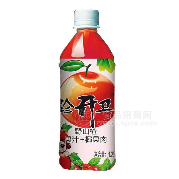 珍开卫野山楂 山楂汁饮料1.25L