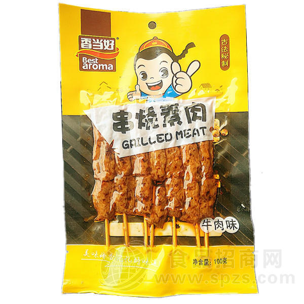 香当好串烧素肉 牛肉味100g