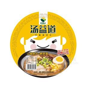 旺派家棒骨拉面山椒肥牛+鹌鹑蛋方便食品
