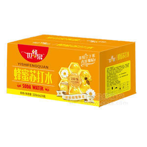世蜂泉  蜂蜜苏打水 330mLx24瓶