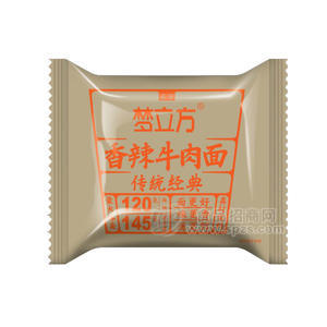 夢(mèng)立方香辣牛肉面干脆面145g