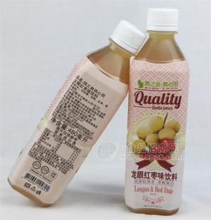 潤之泉潤心田　龍眼紅棗味飲料480ml