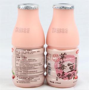 乡田真豆奶草莓味豆奶饮品170ml