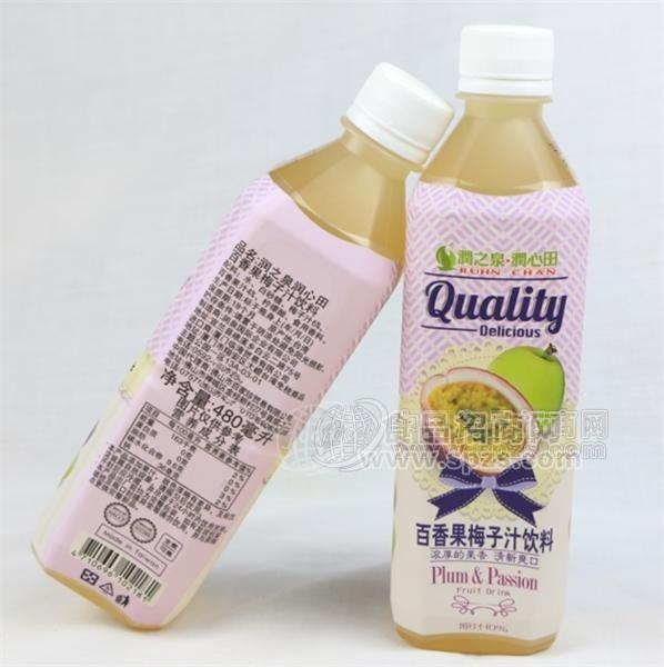 潤之泉潤心田　百香果梅子汁飲料480ml