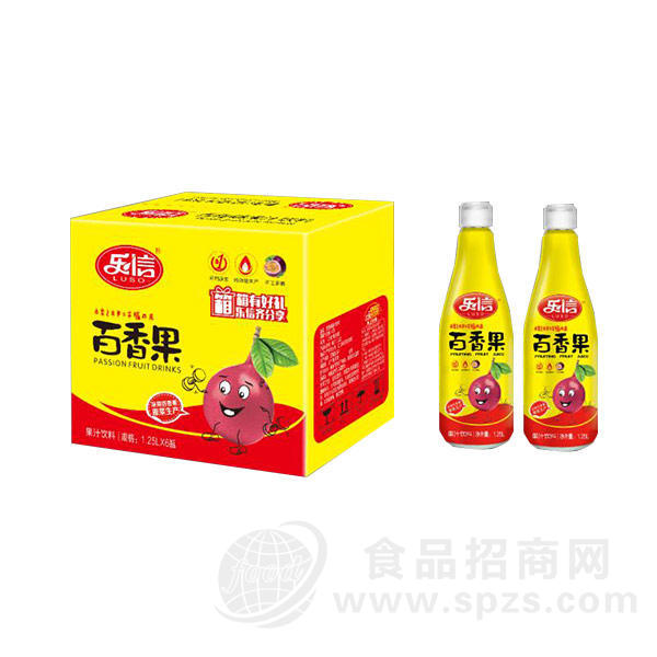乐信 百香果 果汁饮料 1.25Lx6瓶