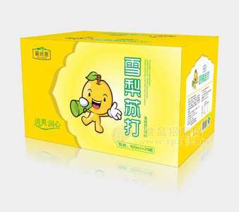 爱尚客雪梨苏打水外箱 400ml×24瓶