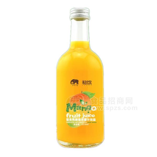 ·初饮芒果 复合乳酸菌芒果汁饮品333ml 