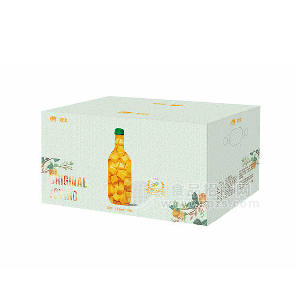 ·初饮芒果 复合乳酸菌芒果汁饮品333mlx15瓶 