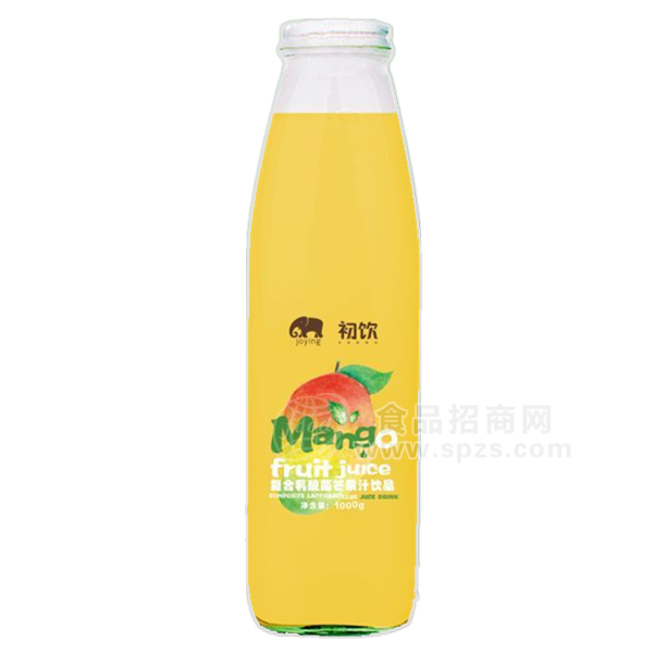 初飲芒果 復(fù)合乳酸菌芒果汁飲品1000g