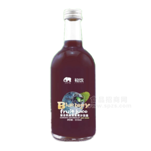 初飲藍莓 復(fù)合乳酸菌藍莓汁飲品333ml