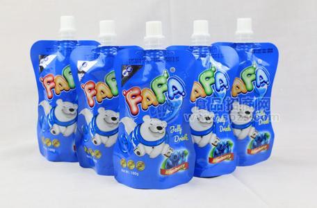 FAFA果冻 可吸果冻 蓝莓味100g