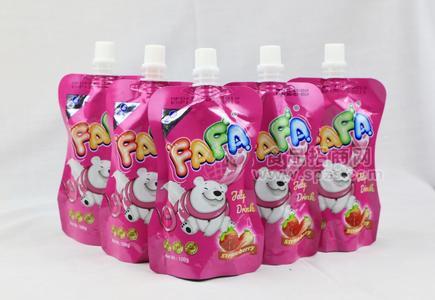 FAFA果冻 可吸果冻 草莓味100g