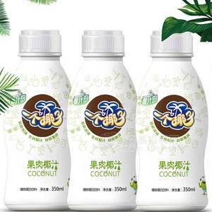 椰汁島 果肉椰汁 植物蛋白飲料 350mL