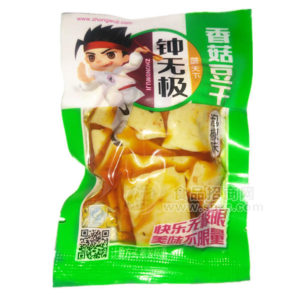 钟无极香菇豆干 泡椒味称重