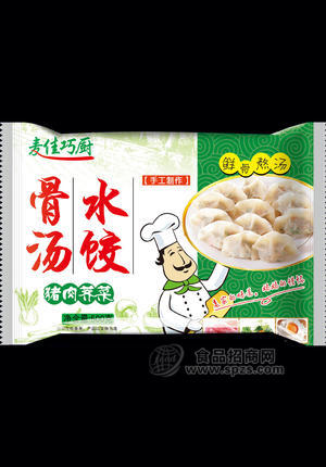 麦佳巧厨骨汤水饺猪肉荠菜