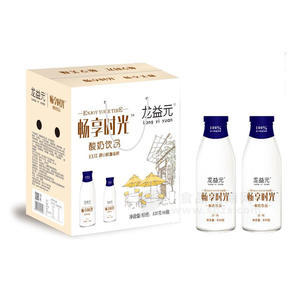 龙益元酸奶饮料830gx6瓶