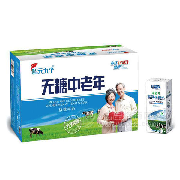 智元九个 无糖中老年乳饮料