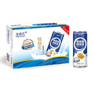 龍益元核桃乳植物蛋白飲料 240mL