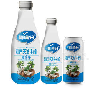 椰满分 海南天然生榨椰子汁