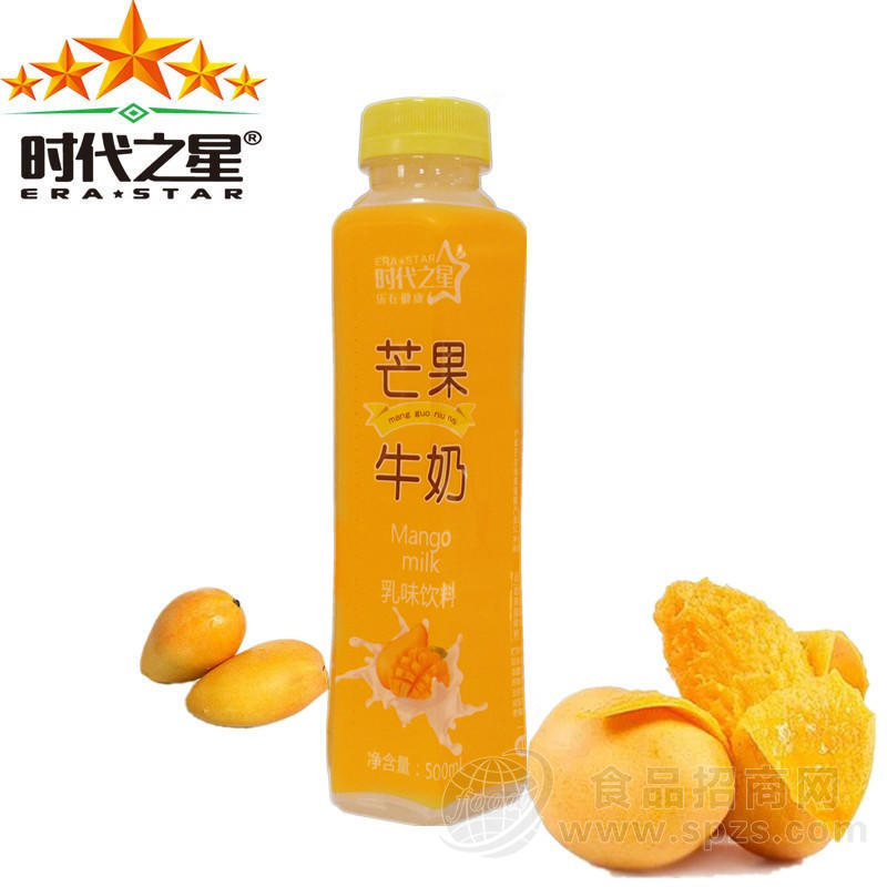时代之星果奶芒果牛奶500ml