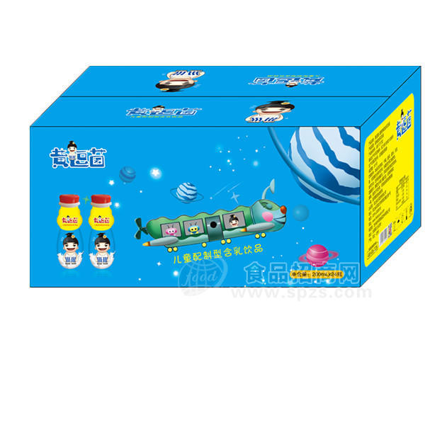 黄逗菌 儿童配制含乳饮料 200mLx24瓶