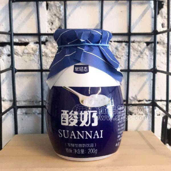 常輕態(tài)酸奶發(fā)酵型酸奶飲品200g