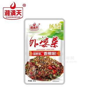 湘滿天外婆菜園野菜香辣味30g