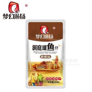 夢幻漁場洞庭湖魚仔糖醋味休閑食品16g