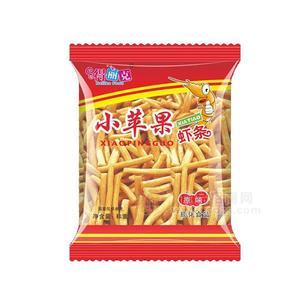 得麗克小蘋果蝦條原味膨化食品