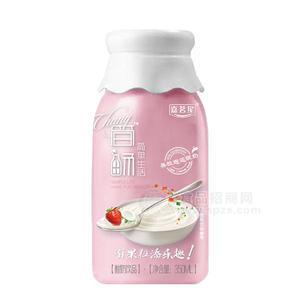 簡暢酸奶350ml（草莓果粒版）