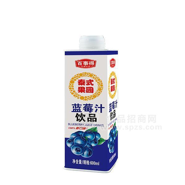 百事得泰式果園藍(lán)莓汁飲品600ml