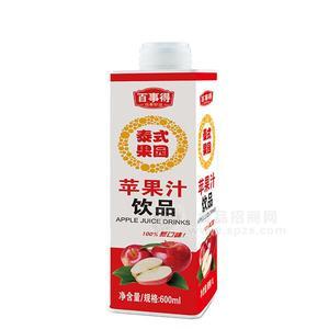 百事得蘋果汁飲品 果汁飲料600ml