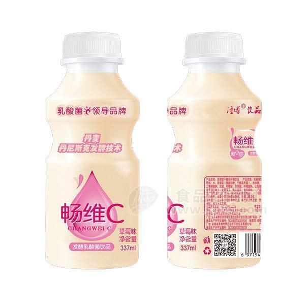 潼博  暢維C 草莓味 乳酸菌飲料 337mL